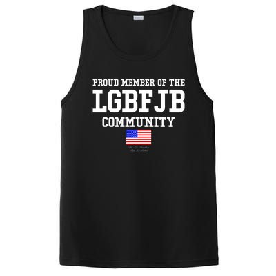 Proud Member Of The LGBFJB Community USA Flag LGB FJB PosiCharge Competitor Tank