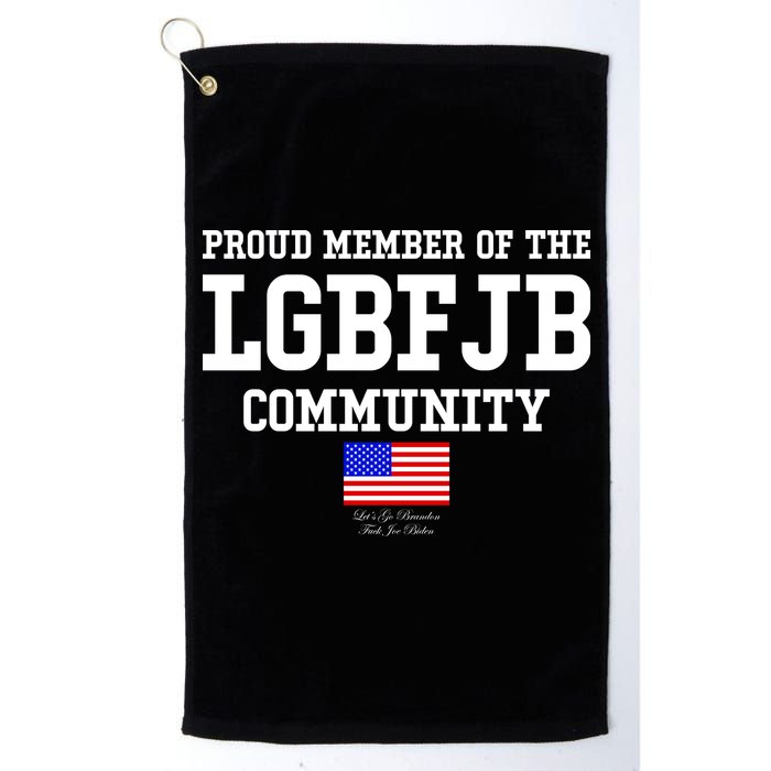 Proud Member Of The LGBFJB Community USA Flag LGB FJB Golf Towel