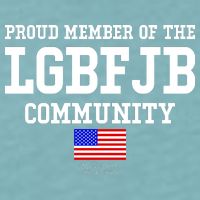 Proud Member Of The LGBFJB Community USA Flag LGB FJB Sueded Cloud Jersey T-Shirt