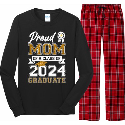 Proud Mom Of A Class Of 2024 Graduate Long Sleeve Pajama Set