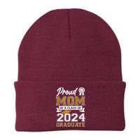 Proud Mom Of A Class Of 2024 Graduate Knit Cap Winter Beanie