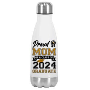 Proud Mom Of A Class Of 2024 Graduate Stainless Steel Insulated Water Bottle