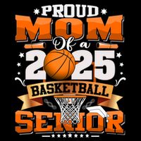 Proud Mom Of A 2025 Senior Basketball Graduate Grad 2025 Meaningful Gift Backpack