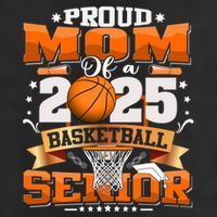 Proud Mom Of A 2025 Senior Basketball Graduate Grad 2025 Meaningful Gift Hat