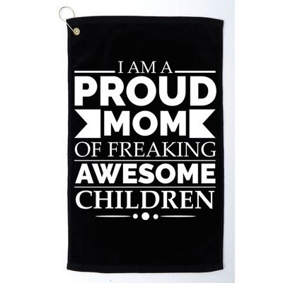 Proud Mom Of Awesome Mother's Day Parents Gift Golf Towel