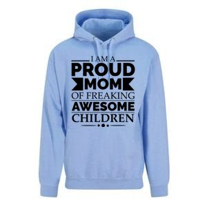 Proud Mom Of Awesome Mother's Day Parents Gift Unisex Surf Hoodie