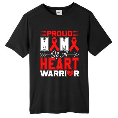 Proud Mimi Of A Heart Warrior Heart Disease Awareness Month Gift Tall Fusion ChromaSoft Performance T-Shirt