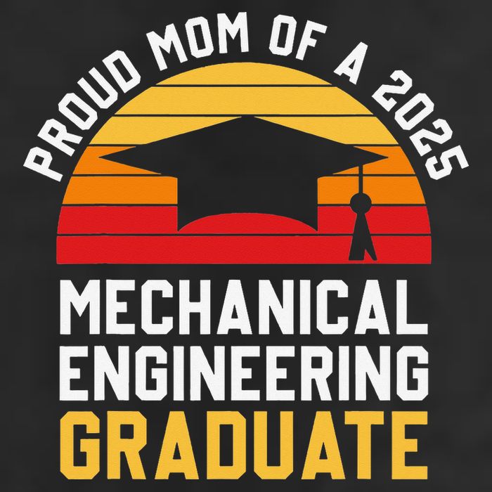 Proud Mom Of Mechanical Engineering Graduate 2025 Adult Drive Performance Visor