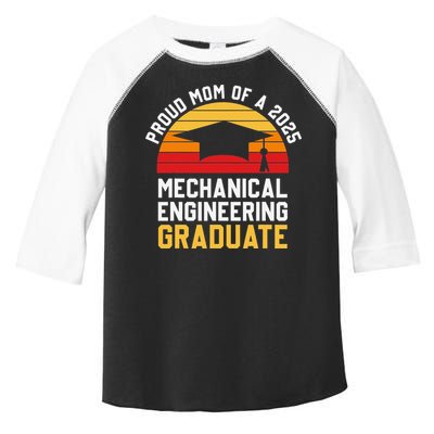 Proud Mom Of Mechanical Engineering Graduate 2025 Toddler Fine Jersey T-Shirt