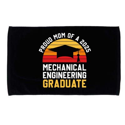 Proud Mom Of Mechanical Engineering Graduate 2025 Microfiber Hand Towel