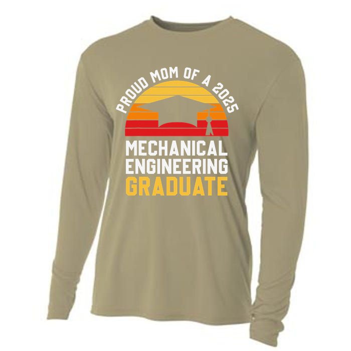 Proud Mom Of Mechanical Engineering Graduate 2025 Cooling Performance Long Sleeve Crew