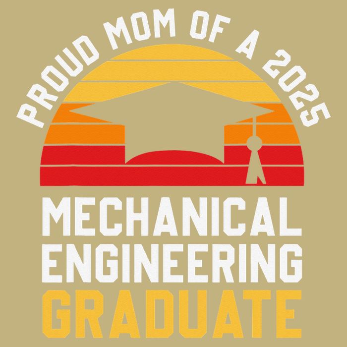 Proud Mom Of Mechanical Engineering Graduate 2025 Cooling Performance Long Sleeve Crew