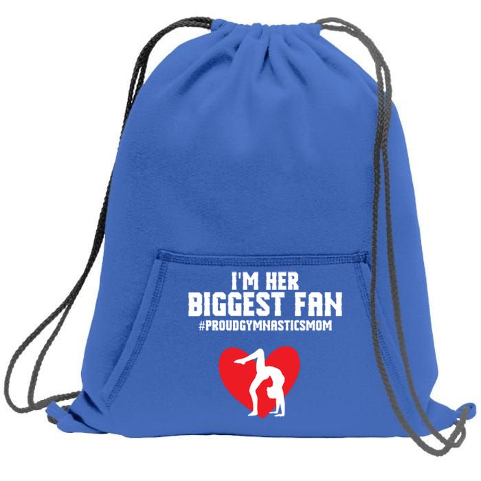 Proud Mom Of Gymnast – Gymnastics Proud Gymnastics Mom Gift Sweatshirt Cinch Pack Bag