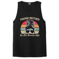 Proud Mother Of A Few Smartass Mothers Day Messy Bun PosiCharge Competitor Tank