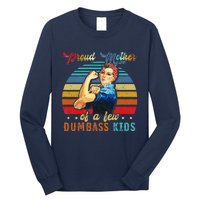 Proud Mother Of A Few Dumbass Mothers Day Gift Mom Long Sleeve Shirt