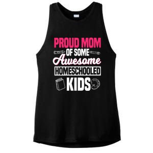 Proud Mom Of Some Awesome Homeschooled Mother's Day Gift Ladies PosiCharge Tri-Blend Wicking Tank