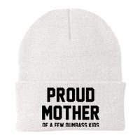 Proud Mother Of A Few Dumbass Kids Funny Knit Cap Winter Beanie