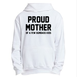 Proud Mother Of A Few Dumbass Kids Funny Urban Pullover Hoodie