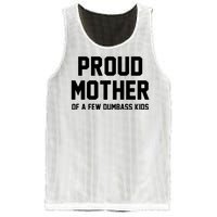 Proud Mother Of A Few Dumbass Kids Funny Mesh Reversible Basketball Jersey Tank