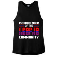 Proud Member Of The LGBFJB Community Ladies PosiCharge Tri-Blend Wicking Tank
