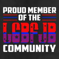 Proud Member Of The LGBFJB Community 7 Panel Mesh Trucker Snapback Hat