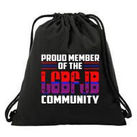 Proud Member Of The LGBFJB Community Drawstring Bag