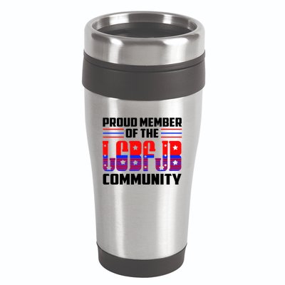 Proud Member Of The LGBFJB Community 16oz Travel Tumbler