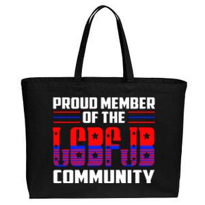 Proud Member Of The LGBFJB Community Cotton Canvas Jumbo Tote