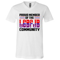 Proud Member Of The LGBFJB Community V-Neck T-Shirt