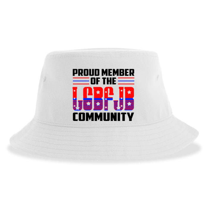 Proud Member Of The LGBFJB Community Sustainable Bucket Hat