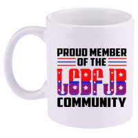 Proud Member Of The LGBFJB Community 11oz C Handle Ceramic Mug