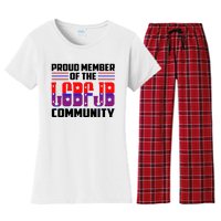 Proud Member Of The LGBFJB Community Women's Flannel Pajama Set