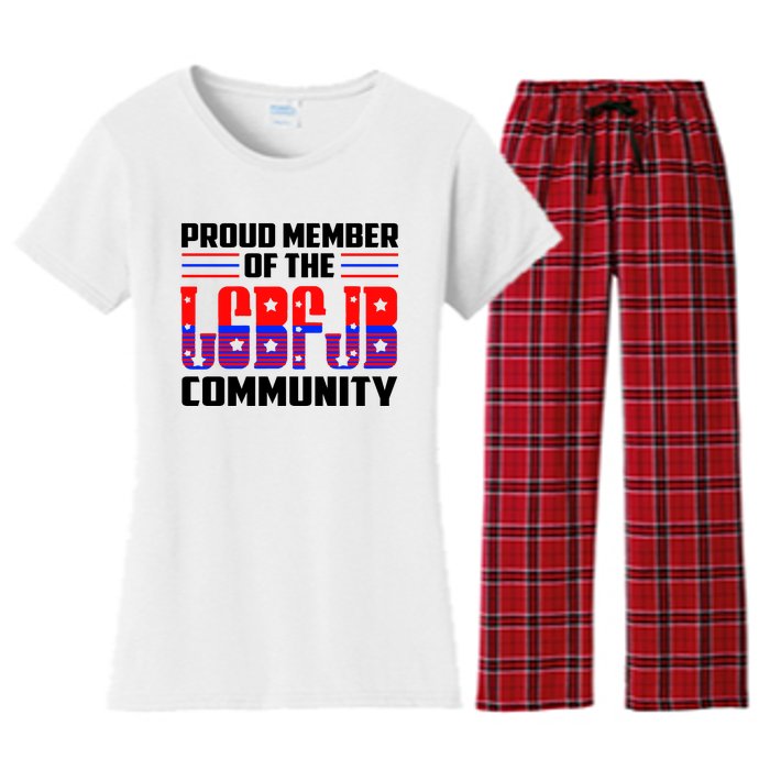 Proud Member Of The LGBFJB Community Women's Flannel Pajama Set