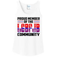 Proud Member Of The LGBFJB Community Ladies Essential Tank