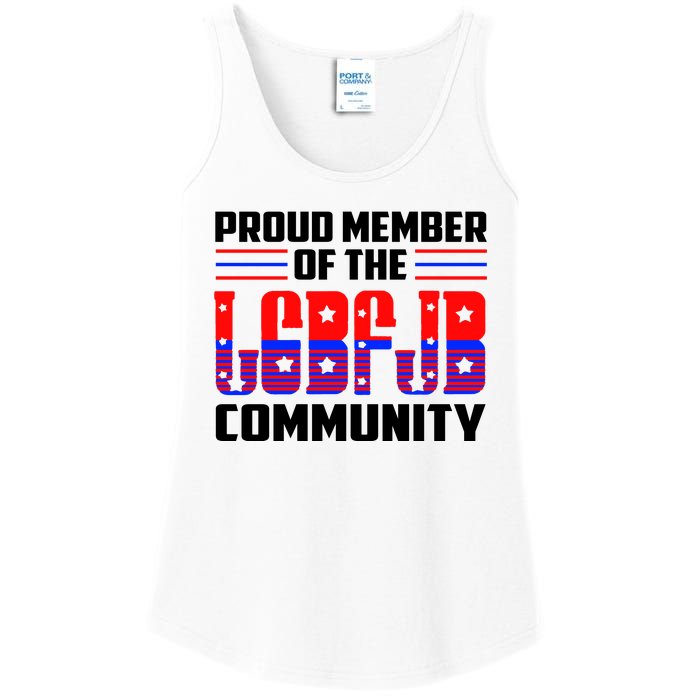 Proud Member Of The LGBFJB Community Ladies Essential Tank