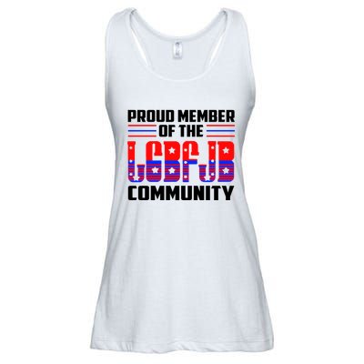 Proud Member Of The LGBFJB Community Ladies Essential Flowy Tank