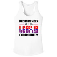 Proud Member Of The LGBFJB Community Ladies PosiCharge Competitor Racerback Tank