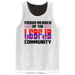 Proud Member Of The LGBFJB Community Mesh Reversible Basketball Jersey Tank