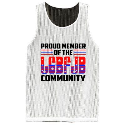 Proud Member Of The LGBFJB Community Mesh Reversible Basketball Jersey Tank