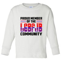 Proud Member Of The LGBFJB Community Toddler Long Sleeve Shirt