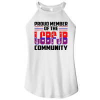 Proud Member Of The LGBFJB Community Women's Perfect Tri Rocker Tank