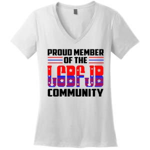 Proud Member Of The LGBFJB Community Women's V-Neck T-Shirt