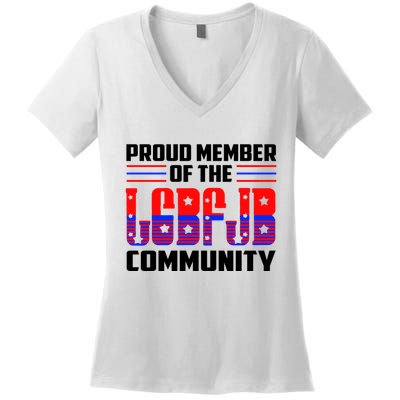 Proud Member Of The LGBFJB Community Women's V-Neck T-Shirt