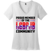 Proud Member Of The LGBFJB Community Women's V-Neck T-Shirt