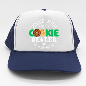 Proud Mom Of A Cookie Dealer Troop Leader Matching Gift Trucker Hat