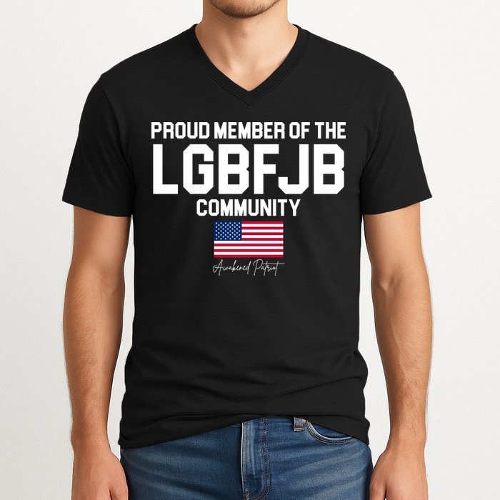 Proud Member Of The LGBFJB Community Signature V-Neck T-Shirt