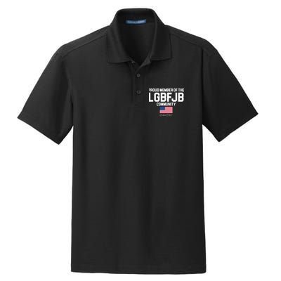 Proud Member Of The LGBFJB Community Signature Dry Zone Grid Polo