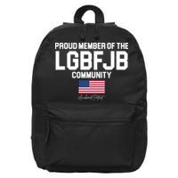 Proud Member Of The LGBFJB Community Signature 16 in Basic Backpack
