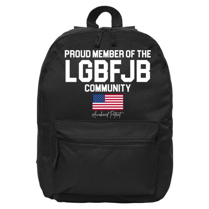 Proud Member Of The LGBFJB Community Signature 16 in Basic Backpack