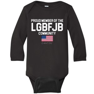 Proud Member Of The LGBFJB Community Signature Baby Long Sleeve Bodysuit